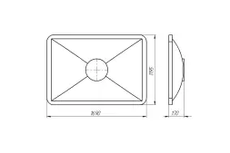 Крышка пластиковая для пищевой ванны K 600 л, черный [133.0600.899.000]