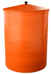 Бочка пластиковая садовая для дождевой воды и полива, 150л, терракотовый [350]