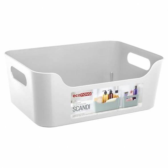 Корзинка универсальная SCANDI, 3,1л, белый