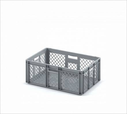 Пластиковый ящик 600х400х220 перфорированный (ЕСР-6422)