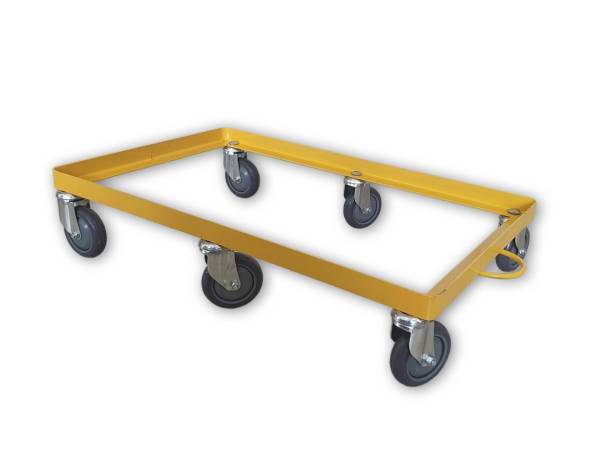 Тележка для ящиков металлическая, 6 колёс 160 мм, усиленная