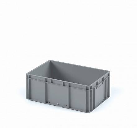 Пластиковый ящик 600х400х220 (ЕС-6422) с гладким дном