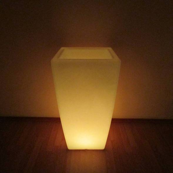 Световое кашпо Rostok с беспроводной RGB подсветкой