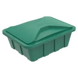 Ванна пластиковая пищевая с крышкой KN, 600 л, 1.0 г/см³, HDPE, зеленый [121201.0600.401.000]