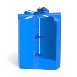 Емкость V 6000 литров с лопастной мешалкой