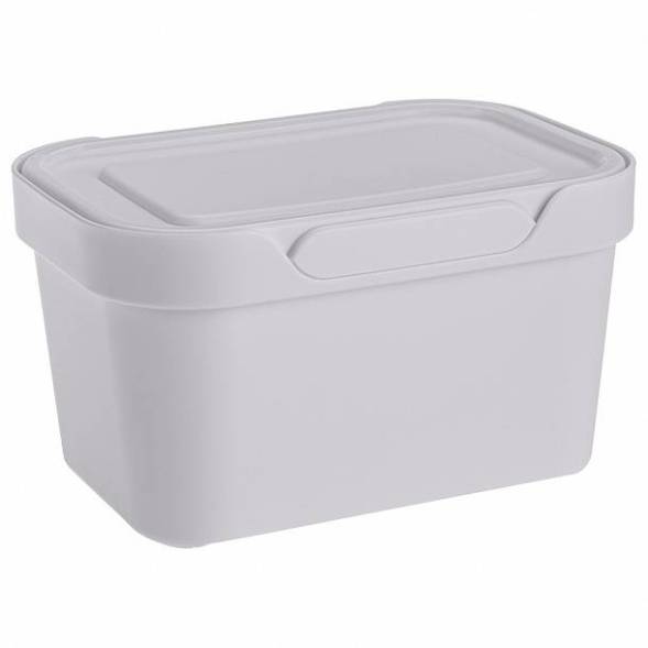 Ящик с крышкой универсальный Luxe, 1,9л, светло-серый