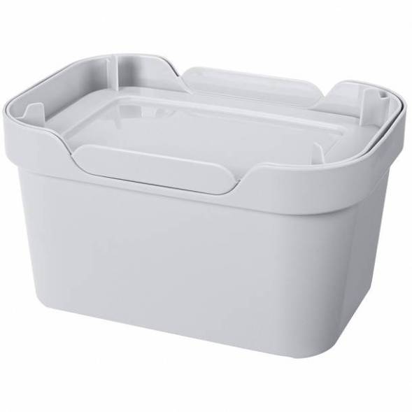 Ящик с крышкой универсальный Luxe, 1,9л, светло-серый