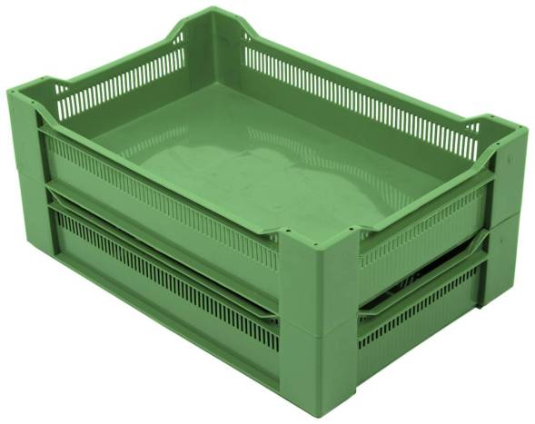 Ящик 600х400х135 перфорированные стенки для овощей
