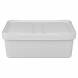 Ящик с крышкой универсальный Luxe, 12л, светло-серый