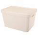 Ящик с крышкой универсальный Luxe, 18л, бежевый