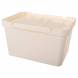 Ящик с крышкой универсальный Luxe, 18л, бежевый