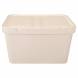 Ящик с крышкой универсальный Luxe, 18л, бежевый