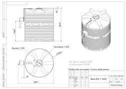 Мини АЗС V 10000 Китай Премиум JYB60 - раздаточная колонка со счетчиком