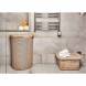 Корзина для белья Eco Style, 45л, светло-серый