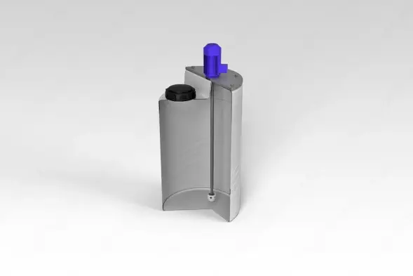 Емкость дозировочная 100 с турбинной мешалкой