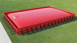 Емкость мягкая ПВХ 25 кубов для КАС красный