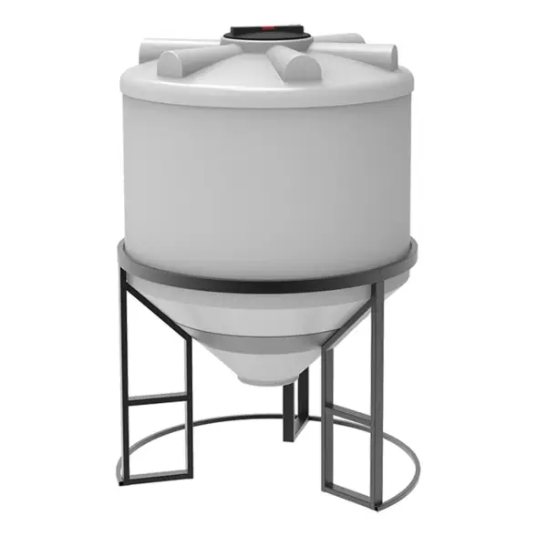 Емкость ФМ 1000л белая в обрешетке New