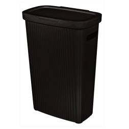 Корзина для белья Velvet, 45л, черный
