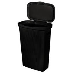 Корзина для белья Velvet, 45л, черный
