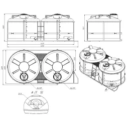 Кассета 10м3 TRF (ПОЛНЫЙ слив) для КАС/ЖКУ