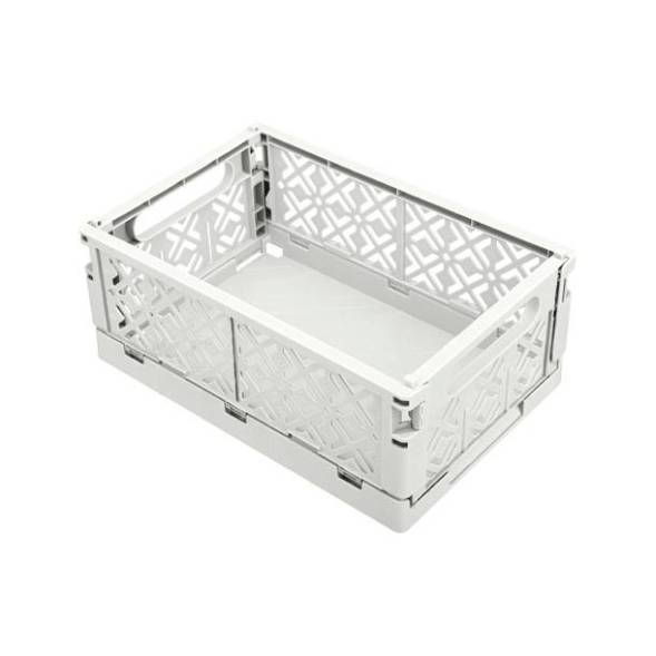 Ящик пластиковый складной ECONOVA Stocky M, 249х167х103 мм, 3.4 л, белый [434297416]