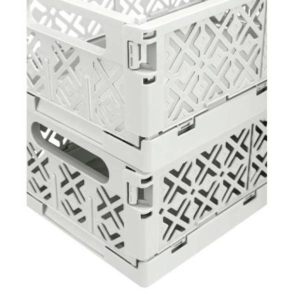 Ящик пластиковый складной ECONOVA Stocky M, 249х167х103 мм, 3.4 л, белый [434297416]