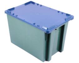 Пластиковый ящик 600х400х400 конусный сплошной