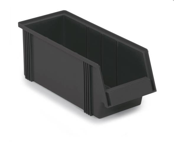 Навесная штабелируемая ячейка Treston 186x500x182 Black ESD