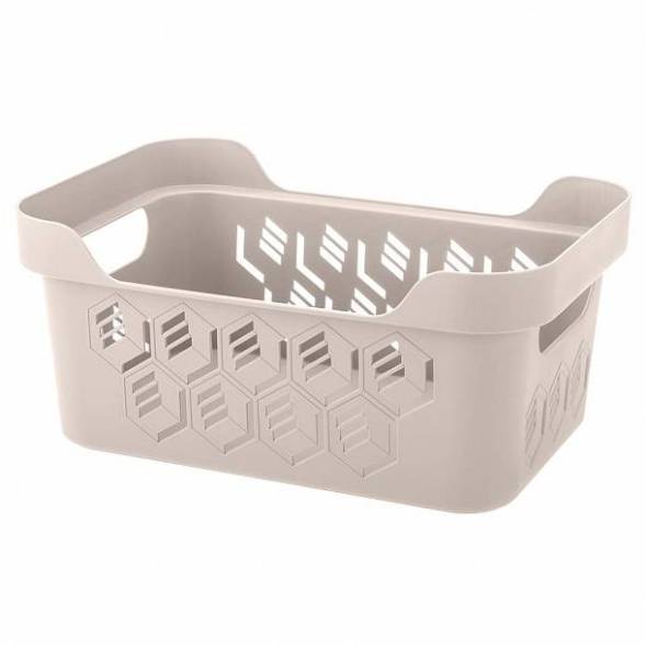 Корзинка универсальная Deluxe, 270x190x120 мм, 4,6 л, светло-бежевый