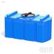 Емкость (бак) для воды пластиковая горизонтальная Полимер-Групп R 300, 300 л, синий [TR300S13]