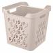 Корзинка универсальная Deluxe, 286x286x286 мм, 18 л, светло-бежевый