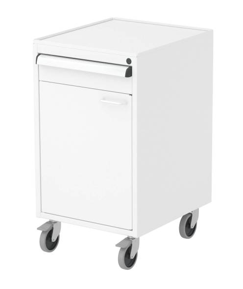 Тумба с выдвижными ящиками Treston 45/66, левая дверь, роликовые колеса, 60749309