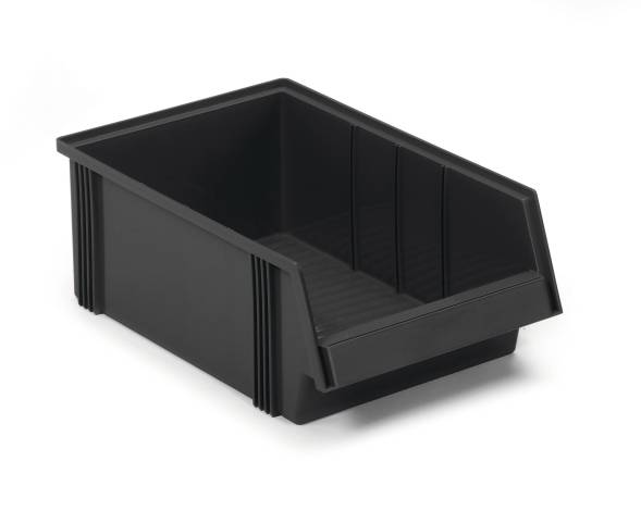 Навесная штабелируемая ячейка Treston 310x500x182 Black ESD